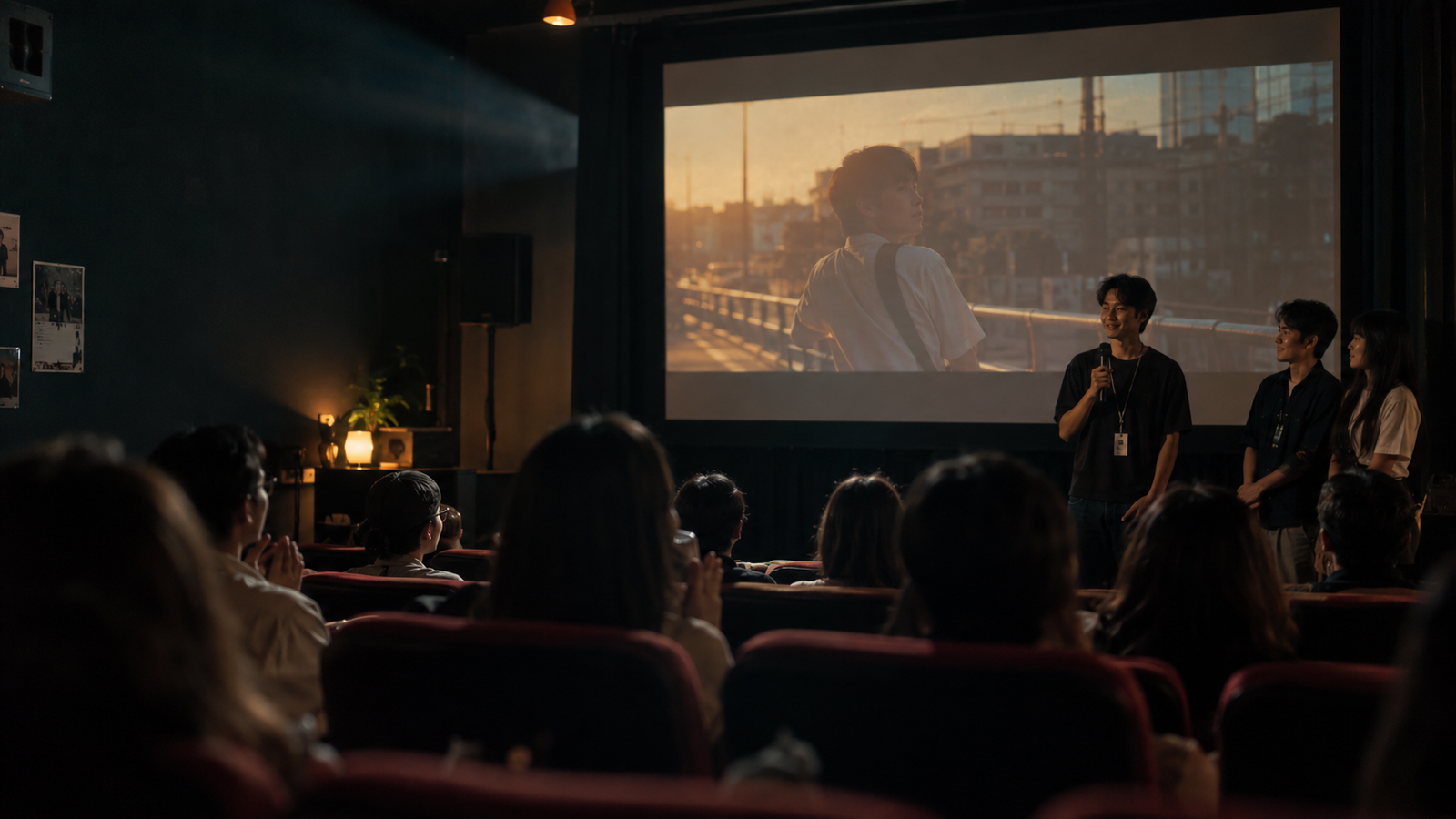 ผู้สร้างหนังรุ่นใหม่นำเสนอผลงานในโรงภาพยนตร์ขนาดเล็ก